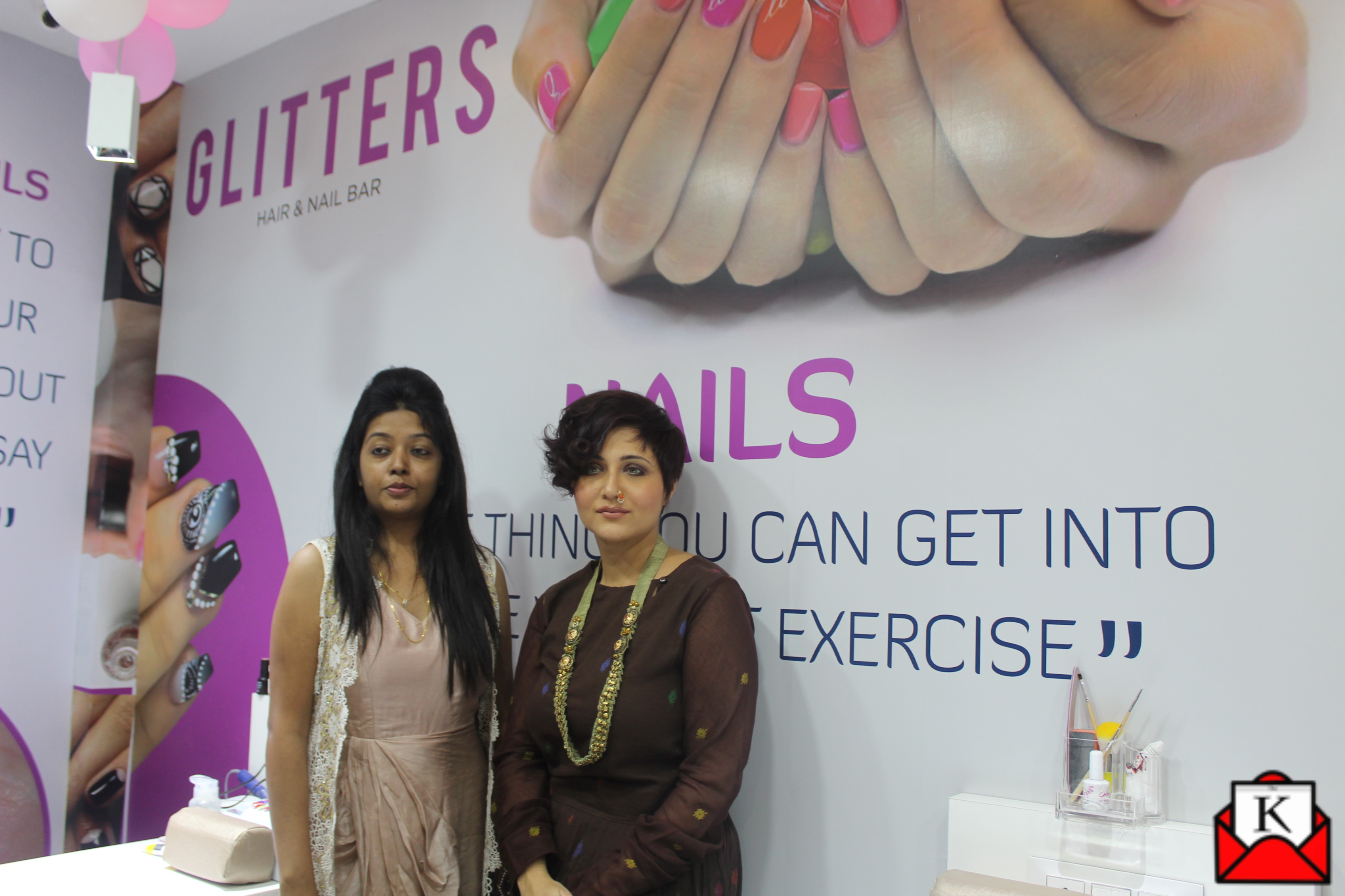 Tollywood Diva Swastika Mukherjee Inaugurates Glitters Hair & Nail Bar