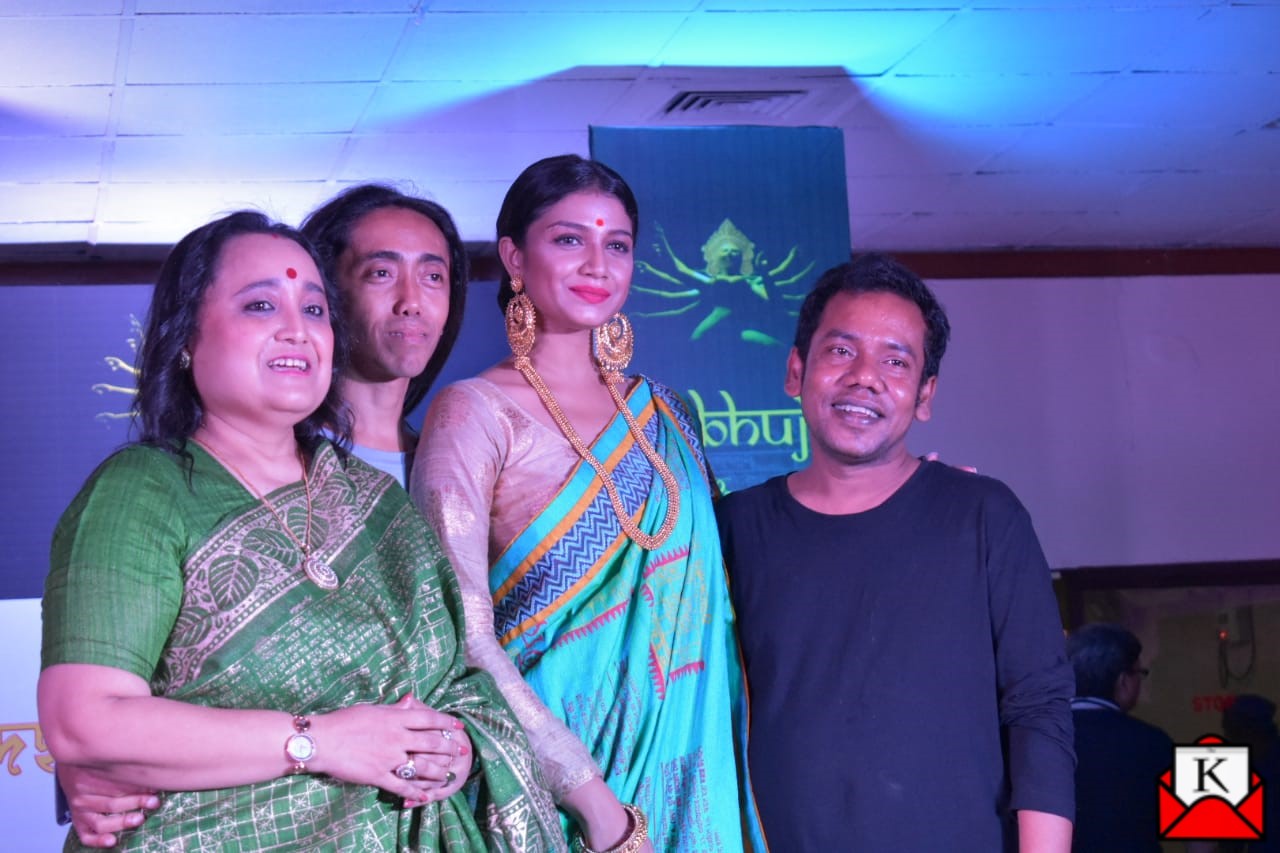 Actress Sauraseni Maitra as Showstopper for Fashion Show Shabdochak; An Initiative of Dashobhuja