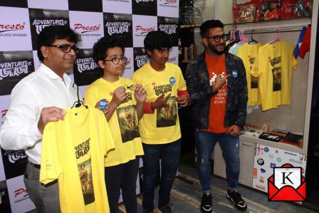 Cast of Bengali Film Adventures of Jojo Unveiled Merchandise by Presto