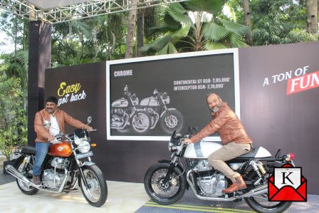 Twin Motorcycles of Royal Enfield Launched in Kolkata