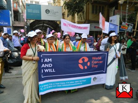 Walkathon Organized on World Cancer Day by D.S. Research Centre