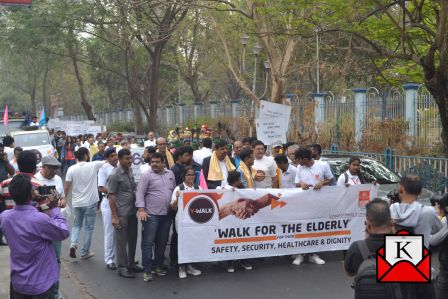 NSHM Kolkata Organized Y-WALK- Walk For The Elderly 2019