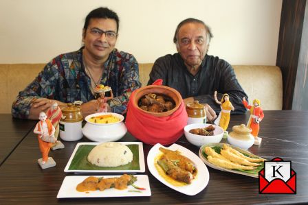 Barun Chanda and Surojit Chatterjee at Bongnese’s Unveiling of Long Lost Recipes