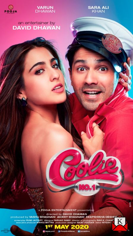 Varun Dhawan and Sara Ali Khan’s First Look From Coolie No 1 Out Now