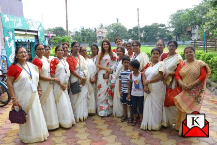 Priyanka Sarkar Inaugurates Initiative Save Water Save Life at Baghajatin Tarun Sangha