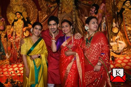 Bollywood Celebrities Attend 72 Year Old North Bombay Sarbojanin Durga Puja in Mumbai