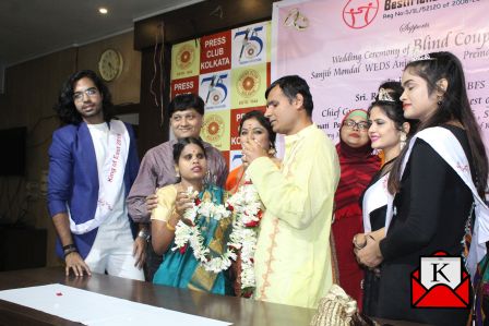 Wedding Ceremony of Blind Couple Organized by Best Friendz Society