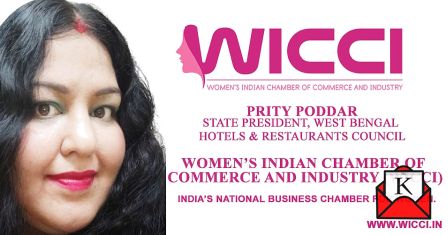 Prity Poddar Elected As State President For WICCI-West Bengal Hotels & Restaurants Council