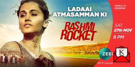 Watch Taapsee Pannu In Rashmi Rocket On 27th December At Zee Cinema