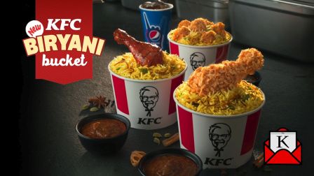 KFC Biryani Bucket Introduced; 4 Variations Of The Biryani Bucket Available
