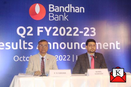 Financial Results Of Bandhan Bank For Q2 FY 2022-23 Announced