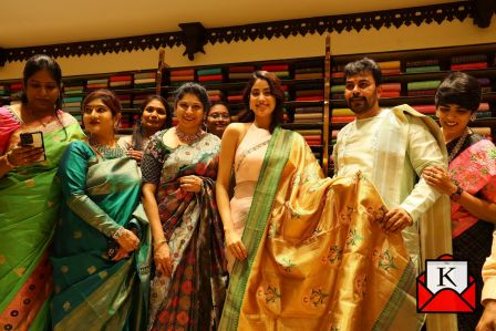 Janhvi Kapoor Launched 52nd Store Of Sai Silks Limited In Chennai