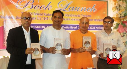 Book Launch Of Bhaktivinoda Thakur’s Autobiography At ISKCON, Kolkata