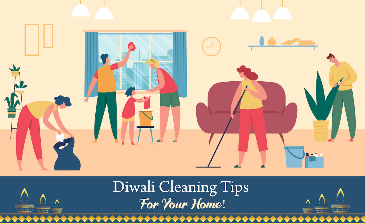 Simple Hacks To Clean Your Home Before Diwali