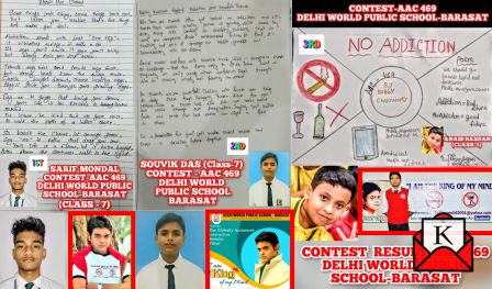 Winners Of The Contest At Delhi World Public School, Barasat
