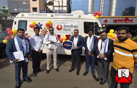Donation Of 10 Useful Ambulances On Bandhan Bank’s Foundation Day