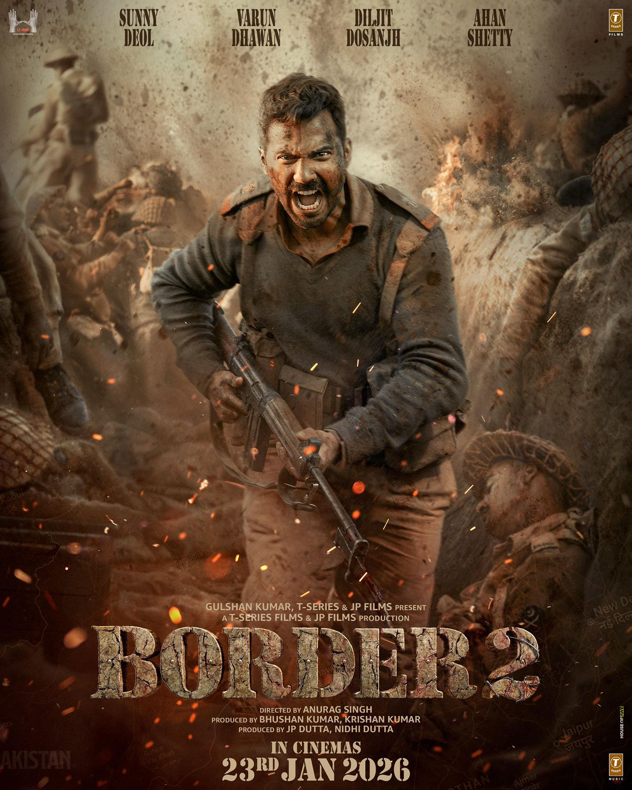 First Look Of Varun Dhawan From Border 2 Out Now