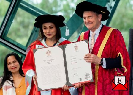 Rani Mukerji Receives Honorary D.Litt. For Her Great Work In Cinema