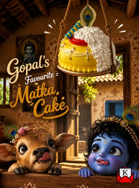 Beautiful Eggless Cakes Now Available At 7th Heaven On Janmashtami