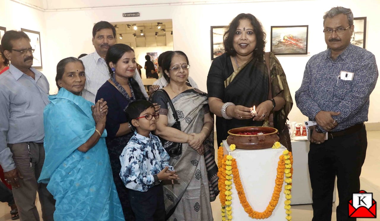 Painting Exhibition by Mother and Son Titled Mom & Me Inaugurated