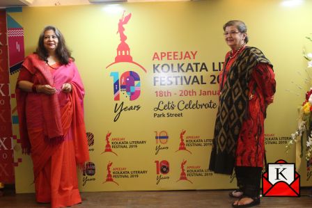 Logo of 10th Apeejay Kolkata Literary Festival Unveiled at Oxford Bookstore