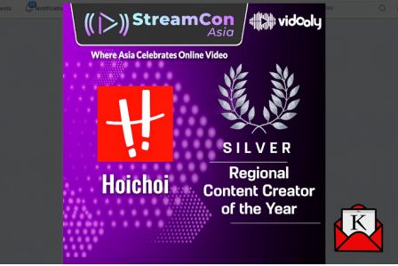 Hoichoi Won Silver at Prestigious StreamCon Asia Awards ’19