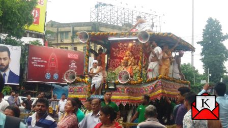 Ulto Rath Yatra Organized by ISKCON in Kolkata