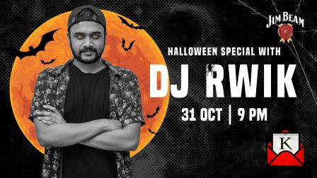 Groovy Music by DJ Rwik and Special Menu on Offer at The Monkey Bar on Halloween