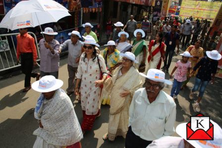 Pujo Parikrama on Panchami For Senior Citizens by Realtech Nirman