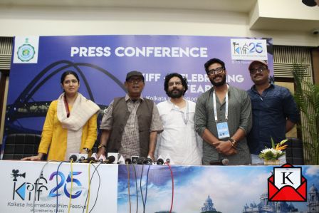 Press Conference of Buddhadeb Dasgupta’s Urojahaj at 25th KIFF