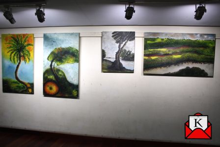 Save Earth as Theme of Solo Painting Exhibition of Artist Dibakar Chakraborty