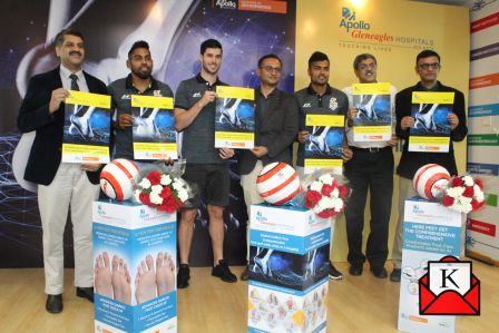 ATK Players Inaugurated Foot and Ankle Clinic at Apollo Hospitals, Kolkata