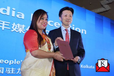 Media Reception of Chinese Consul General Zha Liyou Organized in Kolkata