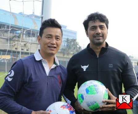 Dev Trains With Bhaichung Bhutia For Dhrubo Banerjee’s Film Golondaaz