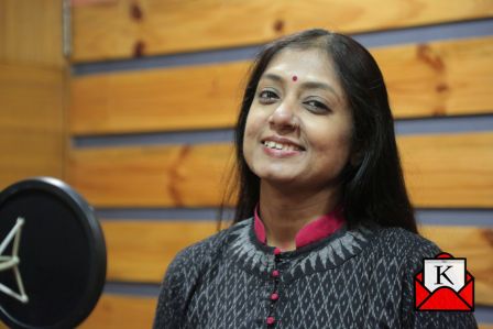 Singer Subhamita Records Melodious Song For Rainbow Production
