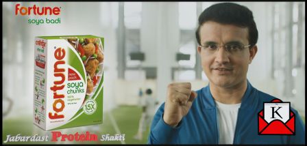 Fortune Soya Badi Promotes Zabardast Protein Shakti With Sourav Ganguly