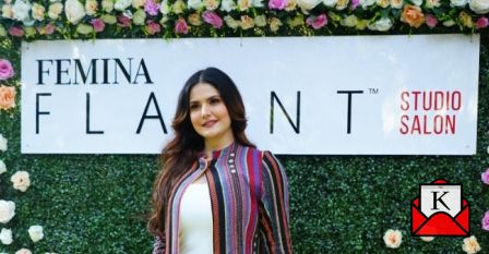 Zareen Khan Inaugurates Second Outlet of Femina Flaunt Studio Salon