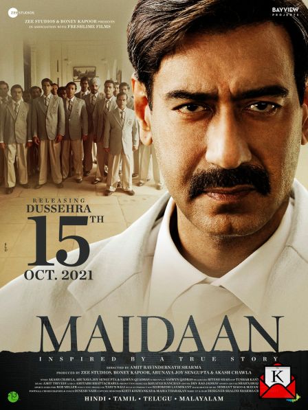 Ajay Devgn Starrer Maidaan To Release on Dussehra 2021