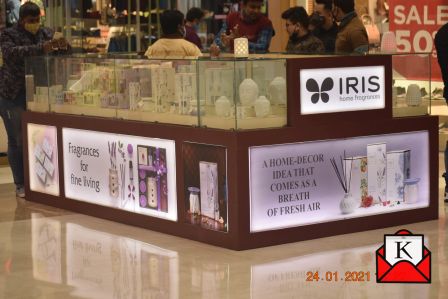 Kiosk of Iris Home Fragrances Inaugurated at Acropolis Mall, Kolkata