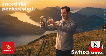 Roger Federer Teams Up With Switzerland Tourism