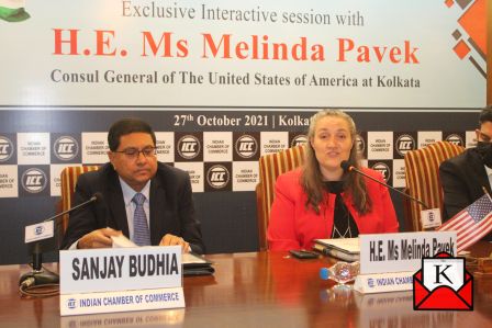 H E Ms. Melinda Pavek, Consul General Of The USA Attends Interactive Session At ICC