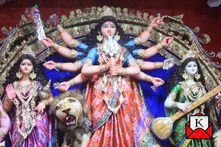 Mohammad Ali Park’s Durga Puja Inaugurated; Theme Of Vaccination Wins Over Corona