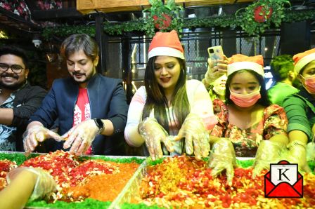 Actor Hritojeet Chattopadhyay Graces Cake Mixing At Canteen Pub & Grub