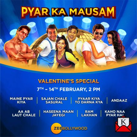 Zee Bollywood Curates Special Movie Line Up Pyar Ka Mausam For Valentine’s Day