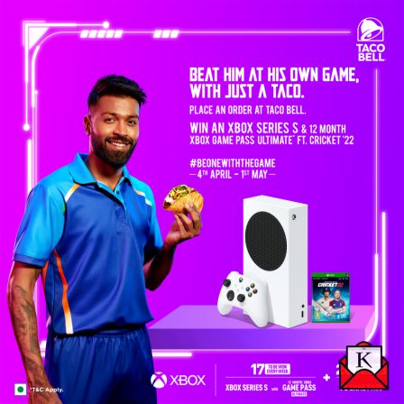 Taco Bell Partners With Microsoft Xbox; Signs All-Rounder Cricketer Hardik Pandya For The Digital Campaign