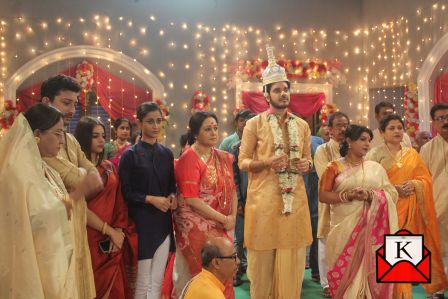 Shoot Of Wedding Episodes Of Aakash Aath Serials- Kanchi And Hoyto Tomari Jonno
