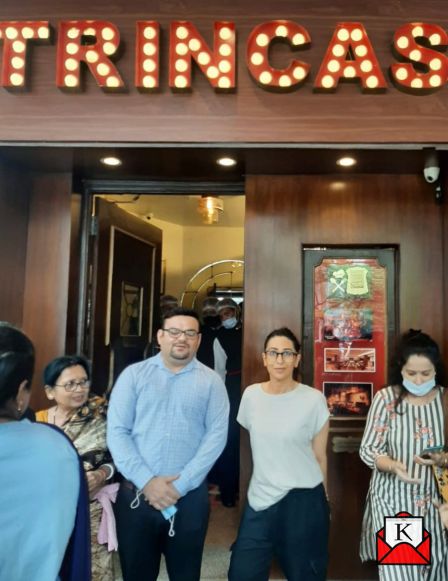 Karisma Kapoor Spotted At Trincas Restaurant, Kolkata