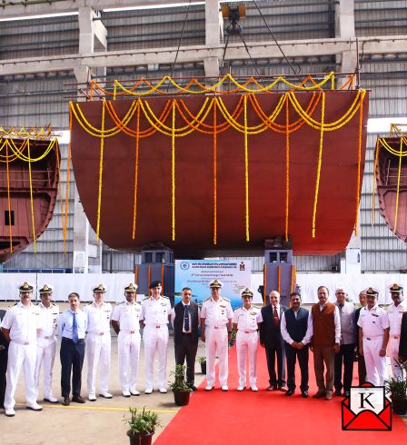 GRSE Achieves Rare Feat By Laying Keels Of Three Ships Concurrently