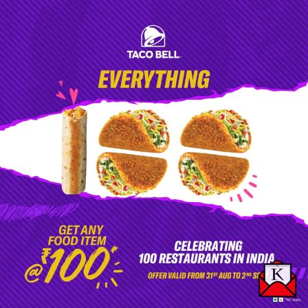 Taco Bell Announced Opening Of Its 100th Restaurant In India