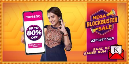 Meesho Announces Mega Blockbuster Sale From 23rd To 27th September